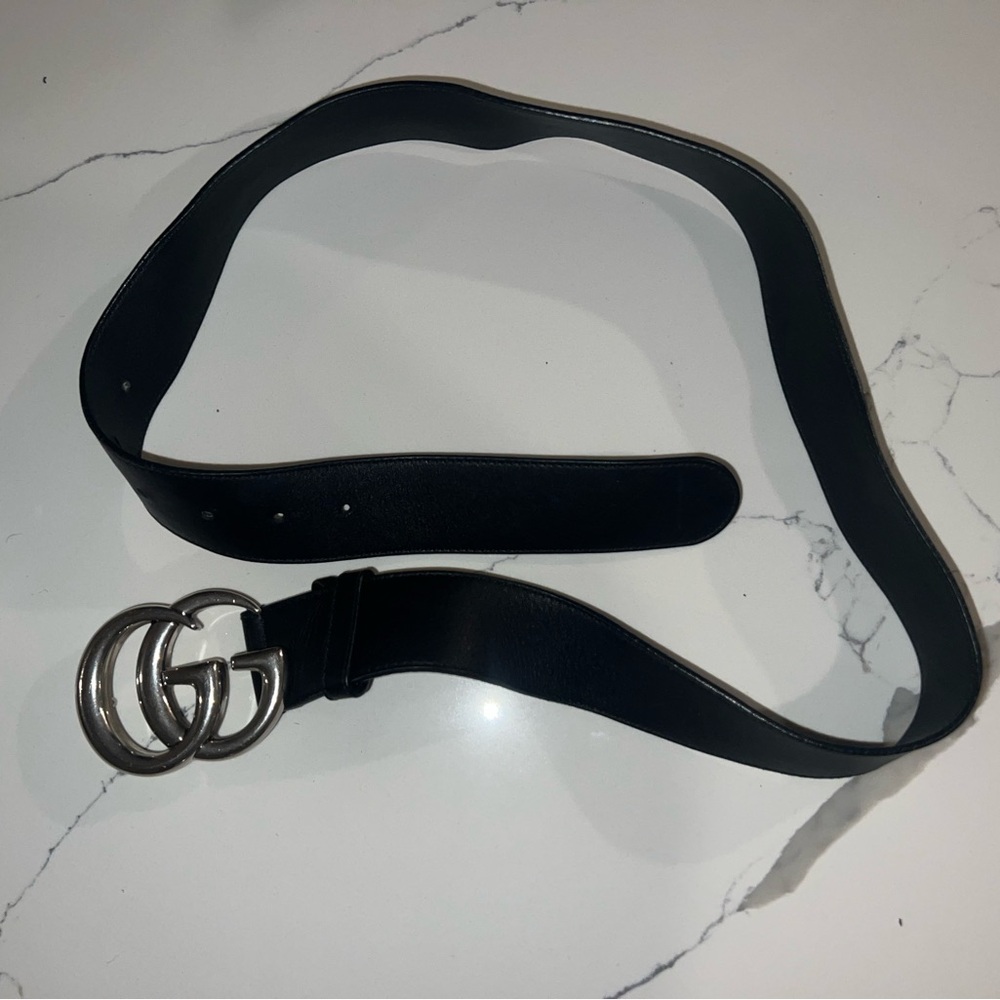 Black Gucci Belt